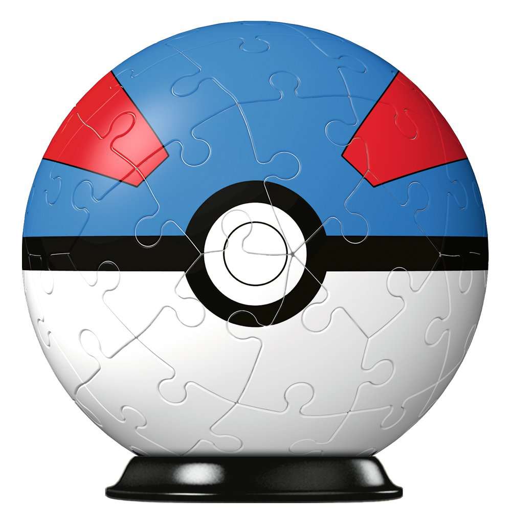 פוקימון "גרייטבול" "Puzzle Ball" - פאזל תלת מימד כדור 54 חלקים RAVENSBURGER