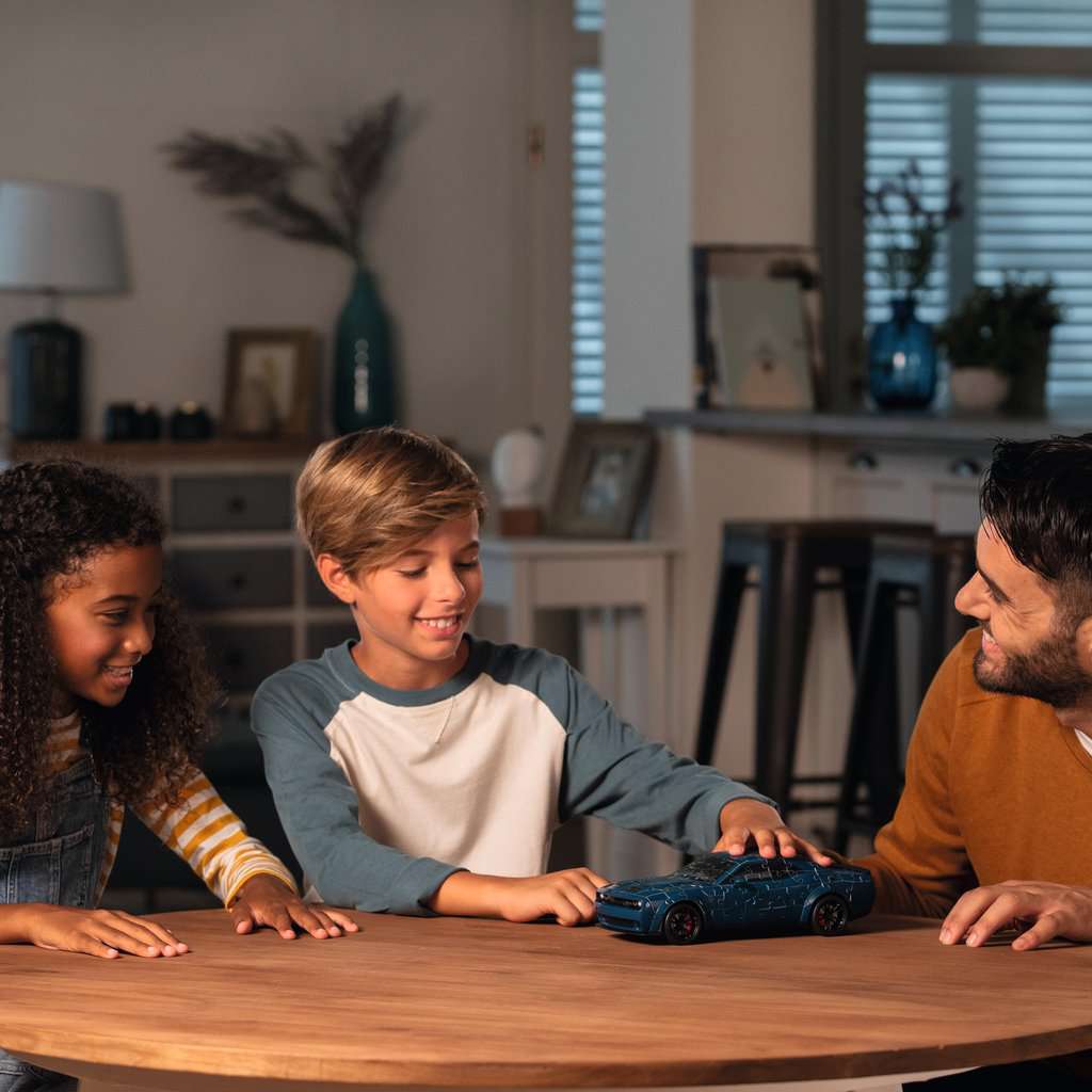 דודג׳ "Challenger SRT Hellcat Redeye Widebody" כחולה - פאזל תלת מימד 108 חלקים RAVENSBURGER