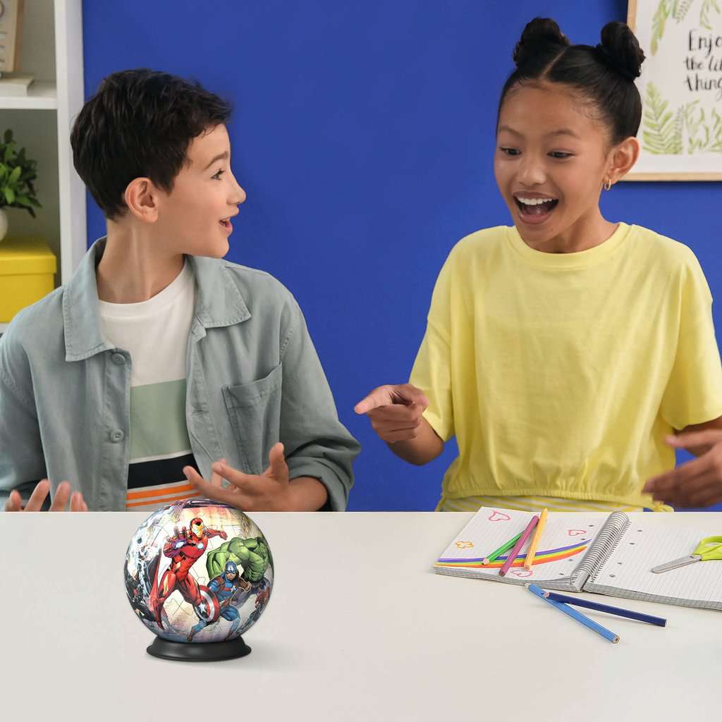 הנוקמים של מארוול "Puzzle Ball" - פאזל תלת מימד כדור 72 חלקים RAVENSBURGER