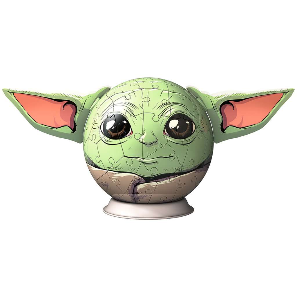 STAR WARS: בייבי יודה (גרוגו) "Puzzle Ball" - פאזל תלת מימד כדור 72 חלקים RAVENSBURGER