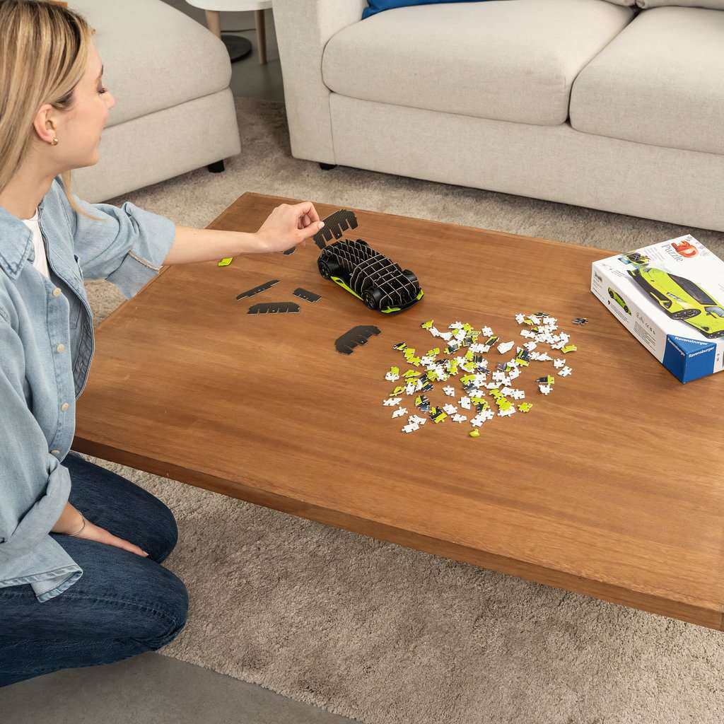 למבורגיני הורקאן (ירוקה) - פאזל תלת מימד 108 חלקים RAVENSBURGER