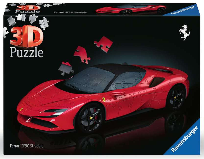 פרארי SF90 סטרדלה - פאזל תלת מימד 108 חלקים RAVENSBURGER