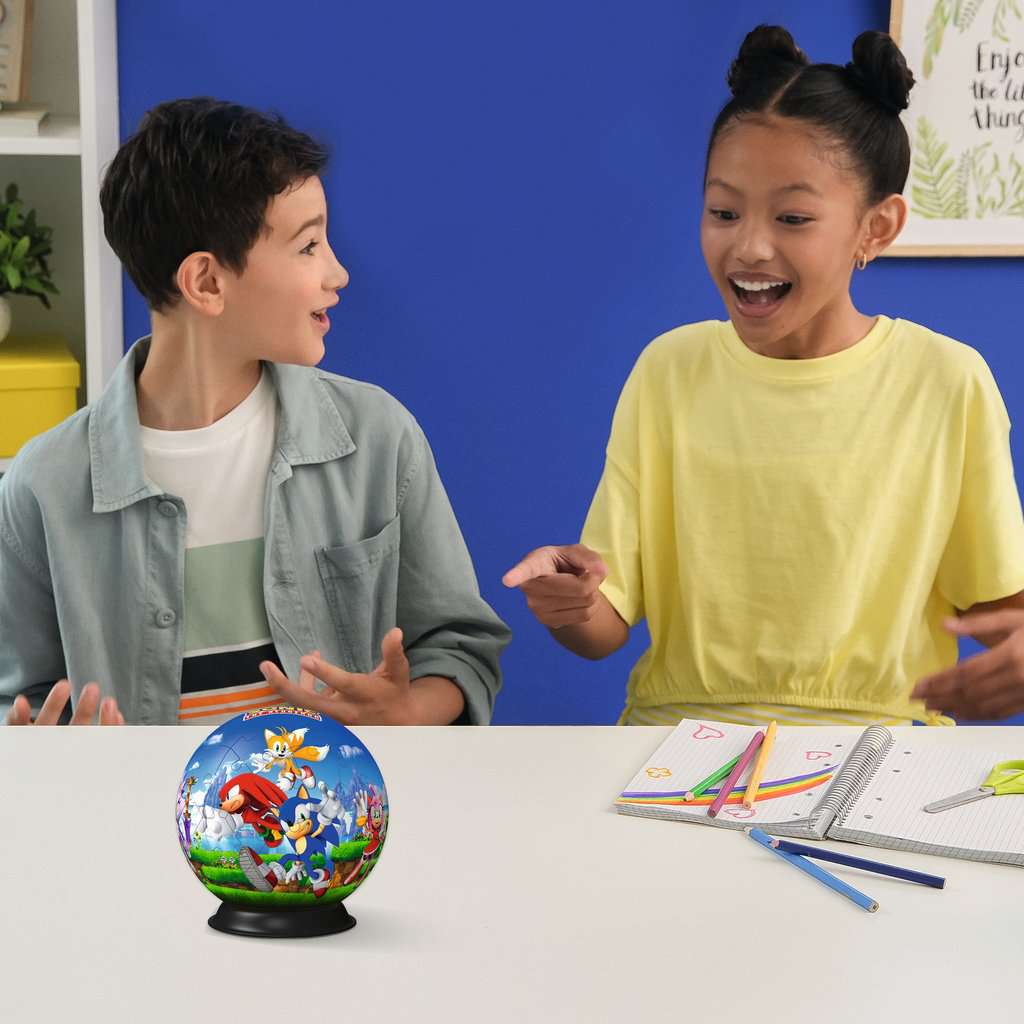 סוניק "Puzzle Ball" - פאזל תלת מימד כדור 72 חלקים RAVENSBURGER