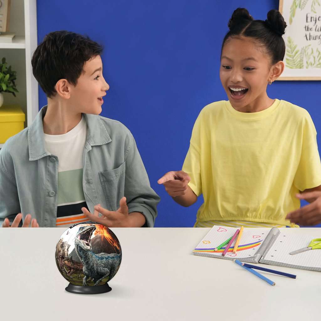 עולם היורה "Puzzle Ball" - פאזל תלת מימד כדור 72 חלקים RAVENSBURGER