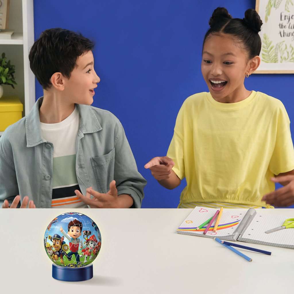 מפרץ ההרפתקאות "NightLight" - פאזל תלת מימד כדור 72 חלקים עם מנורת לילה RAVENSBURGER