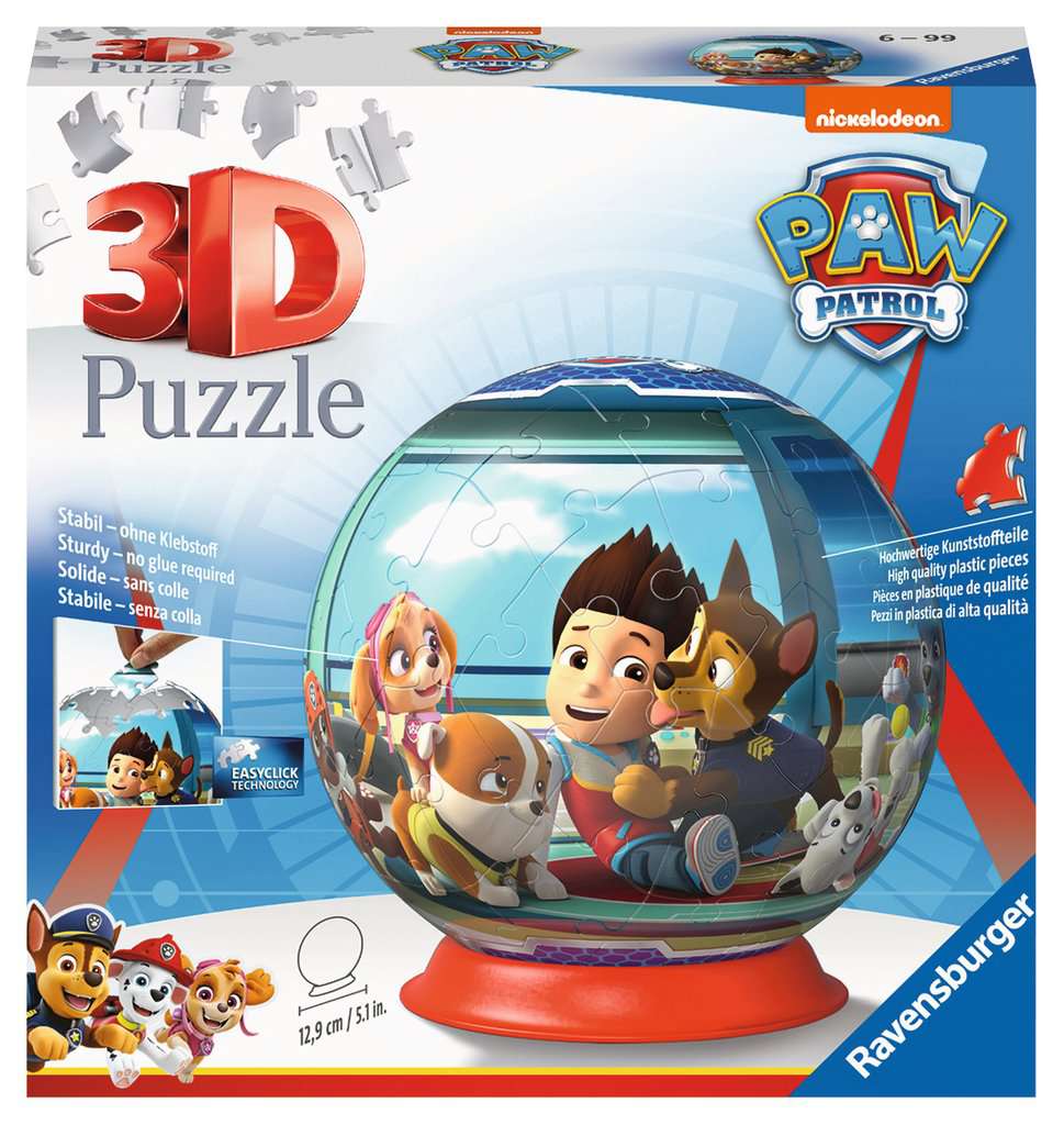 מפרץ ההרפתקאות "Puzzle Ball" - פאזל תלת מימד כדור 72 חלקים RAVENSBURGER