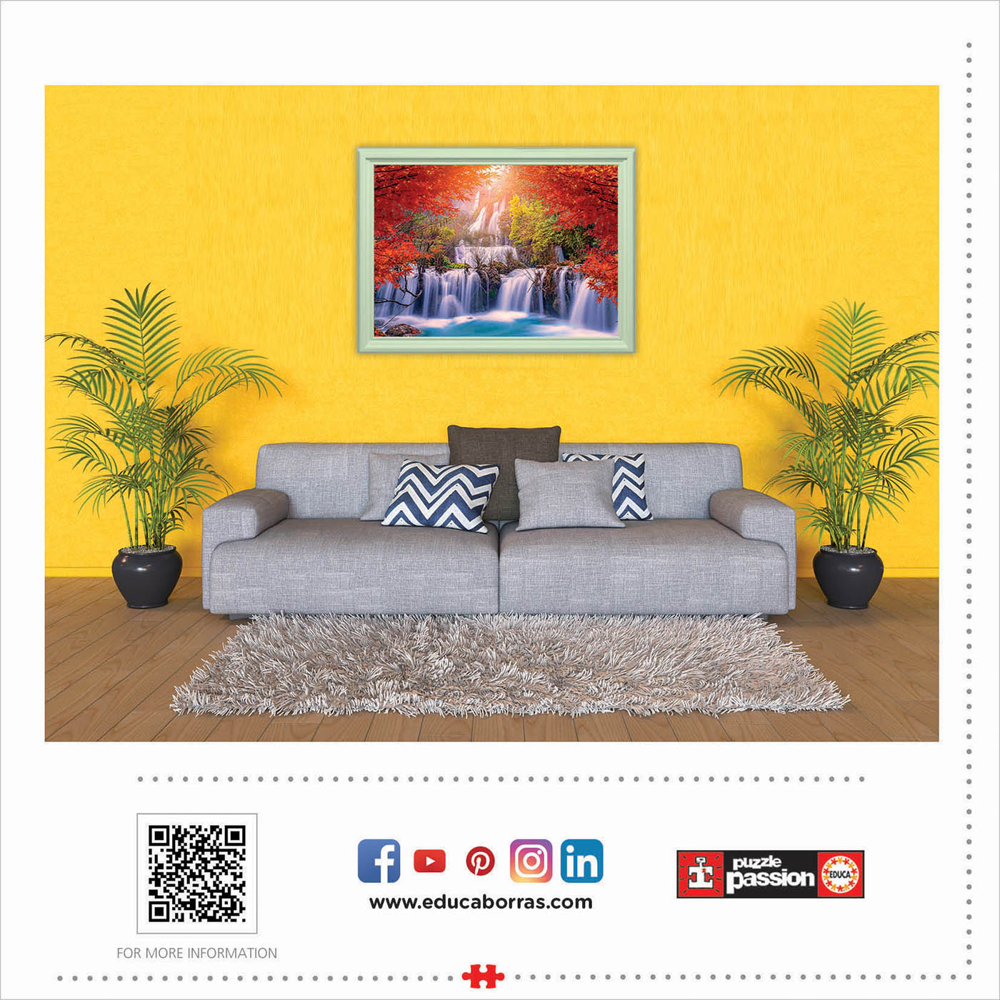 מפלים בתאילנד - פאזל 2000 חלקים EDUCA