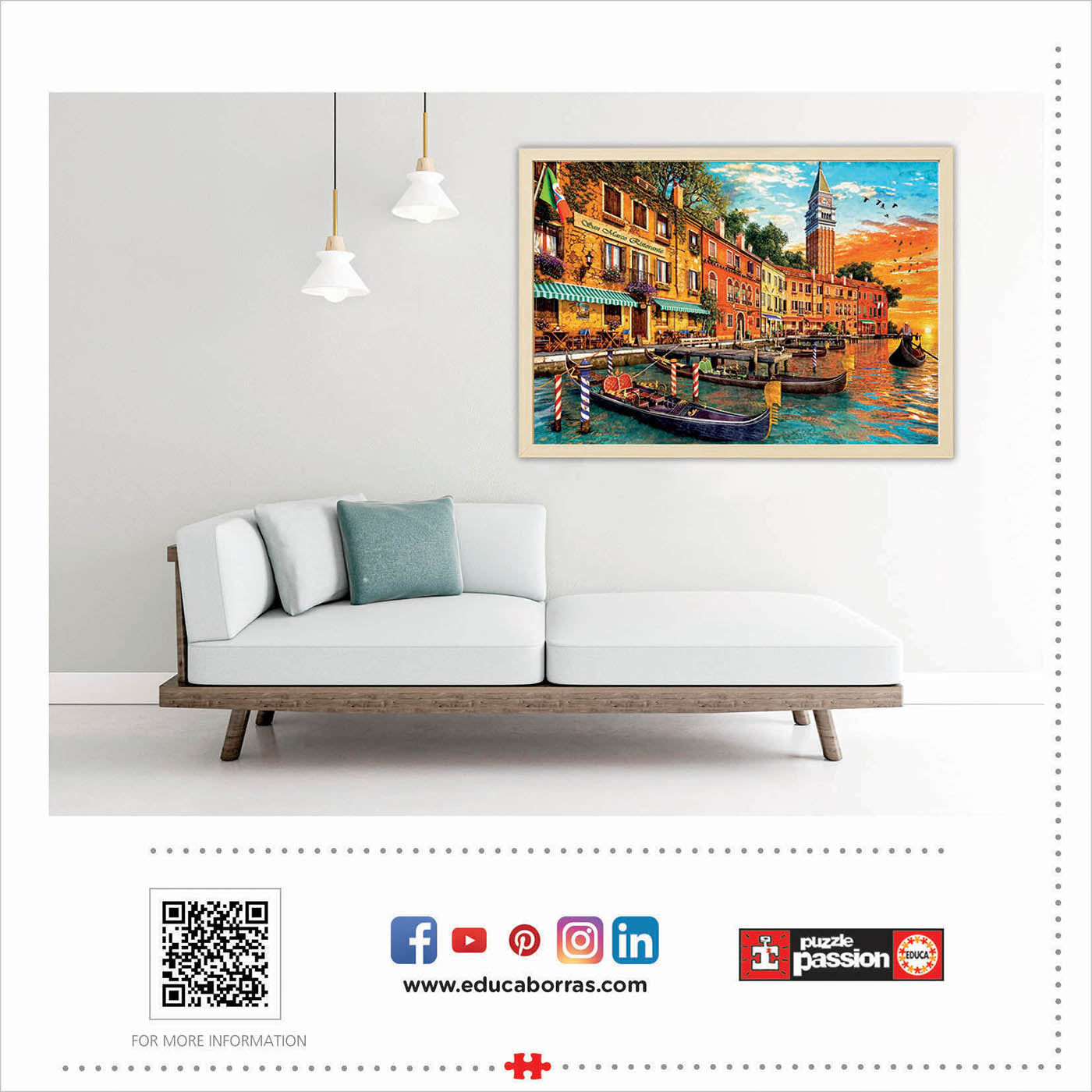 שקיעה בסאן מרקו - פאזל 6000 חלקים EDUCA