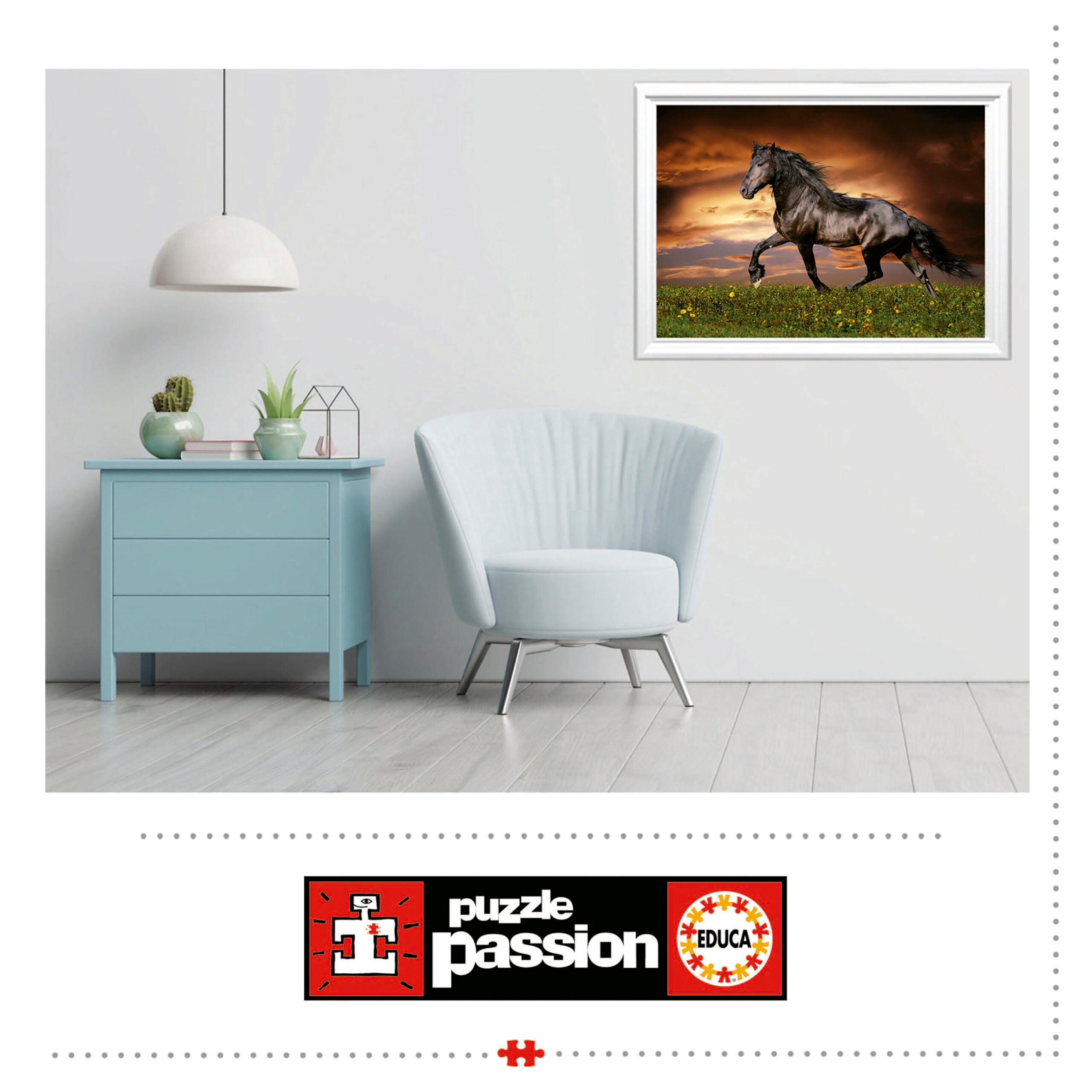 תנועת הסוס - פאזל 1000 חלקים EDUCA