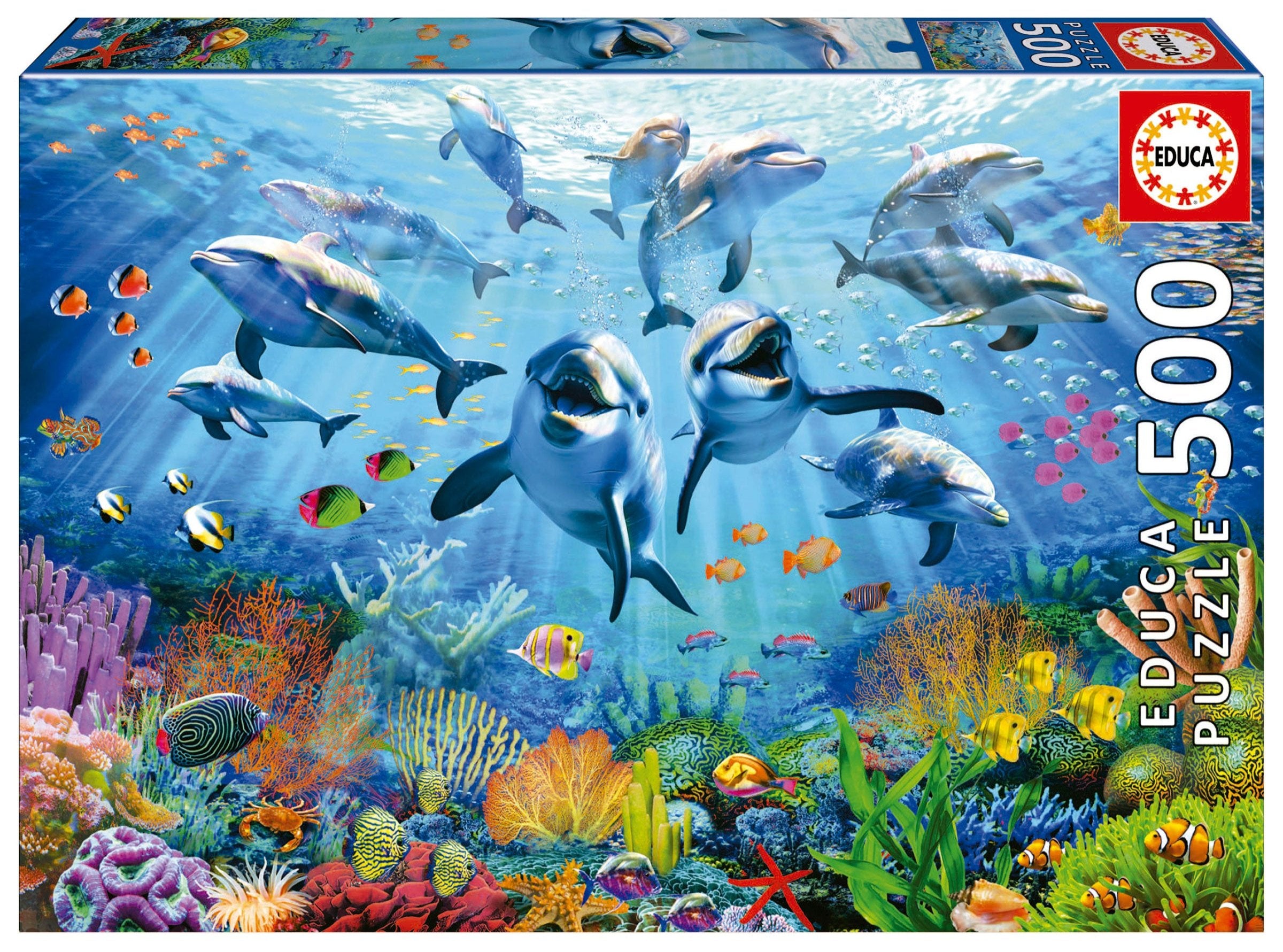 מסיבה תת ימית - פאזל 500 חלקים EDUCA