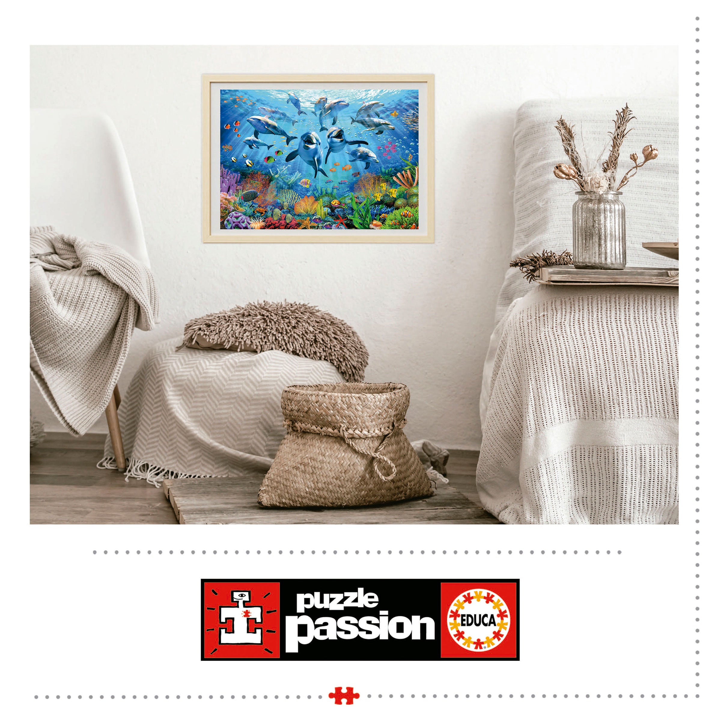 מסיבה תת ימית - פאזל 500 חלקים EDUCA