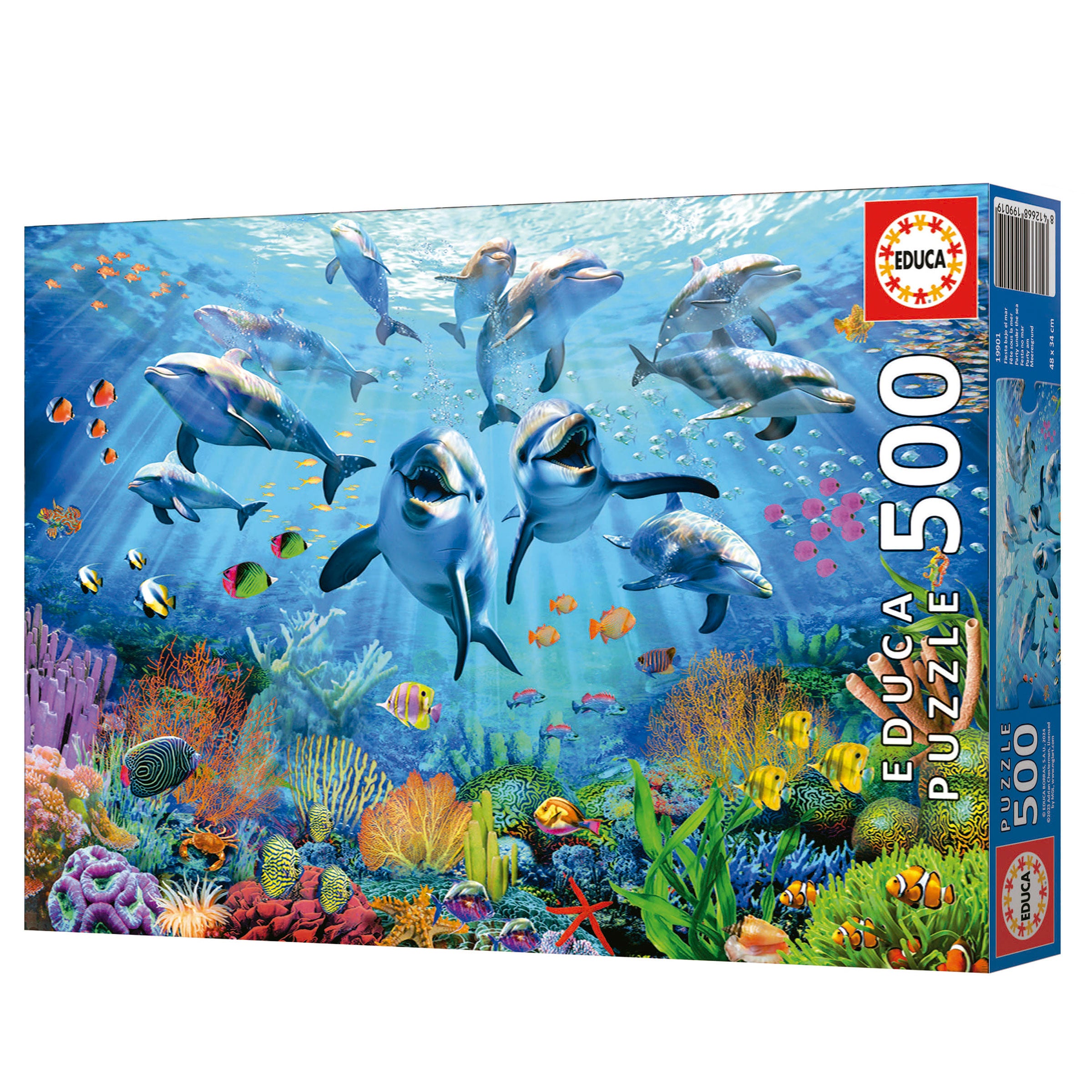 מסיבה תת ימית - פאזל 500 חלקים EDUCA