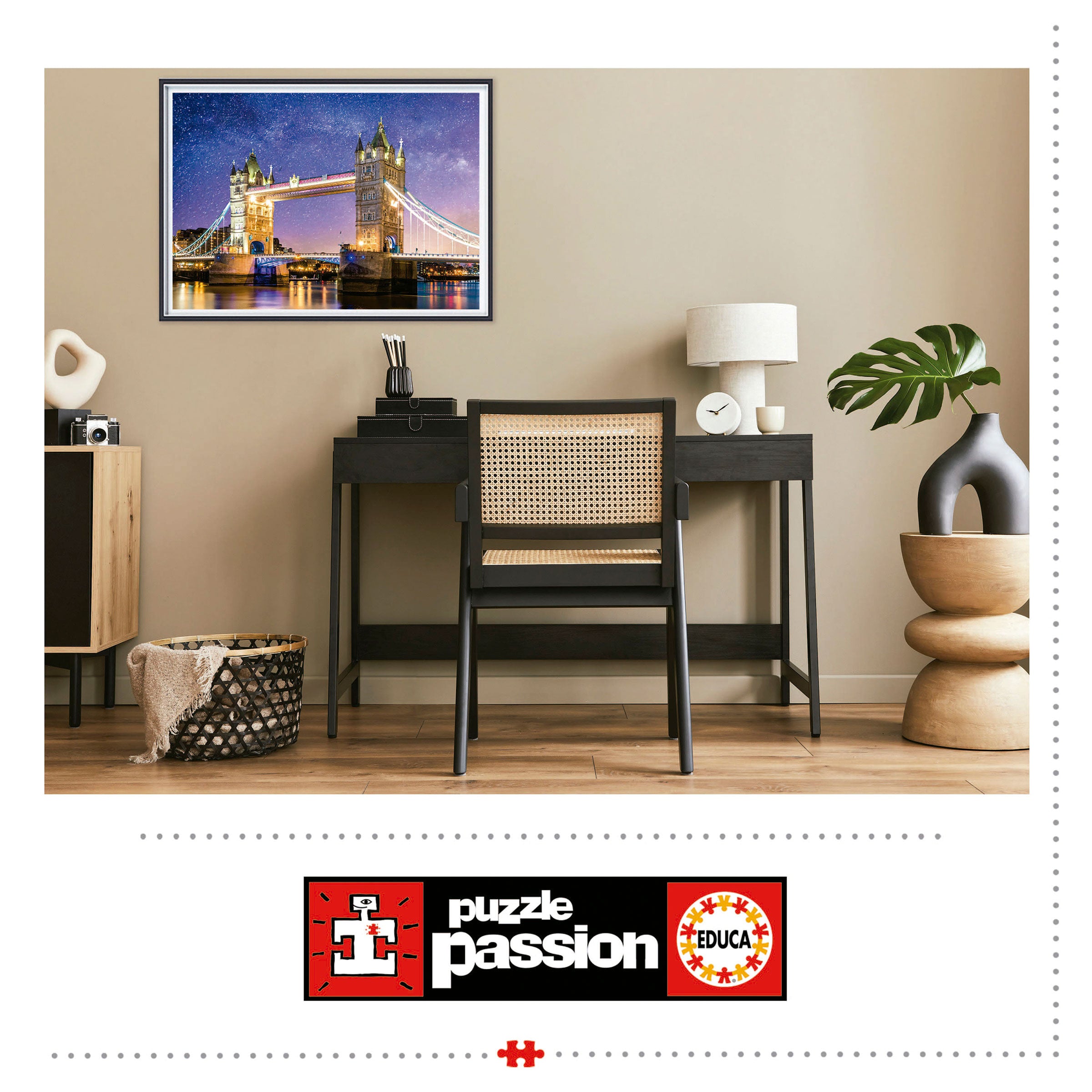 הטאוור ברידג׳, לונדון - פאזל 1000 חלקים EDUCA זוהר בחושך מסדרת NEON