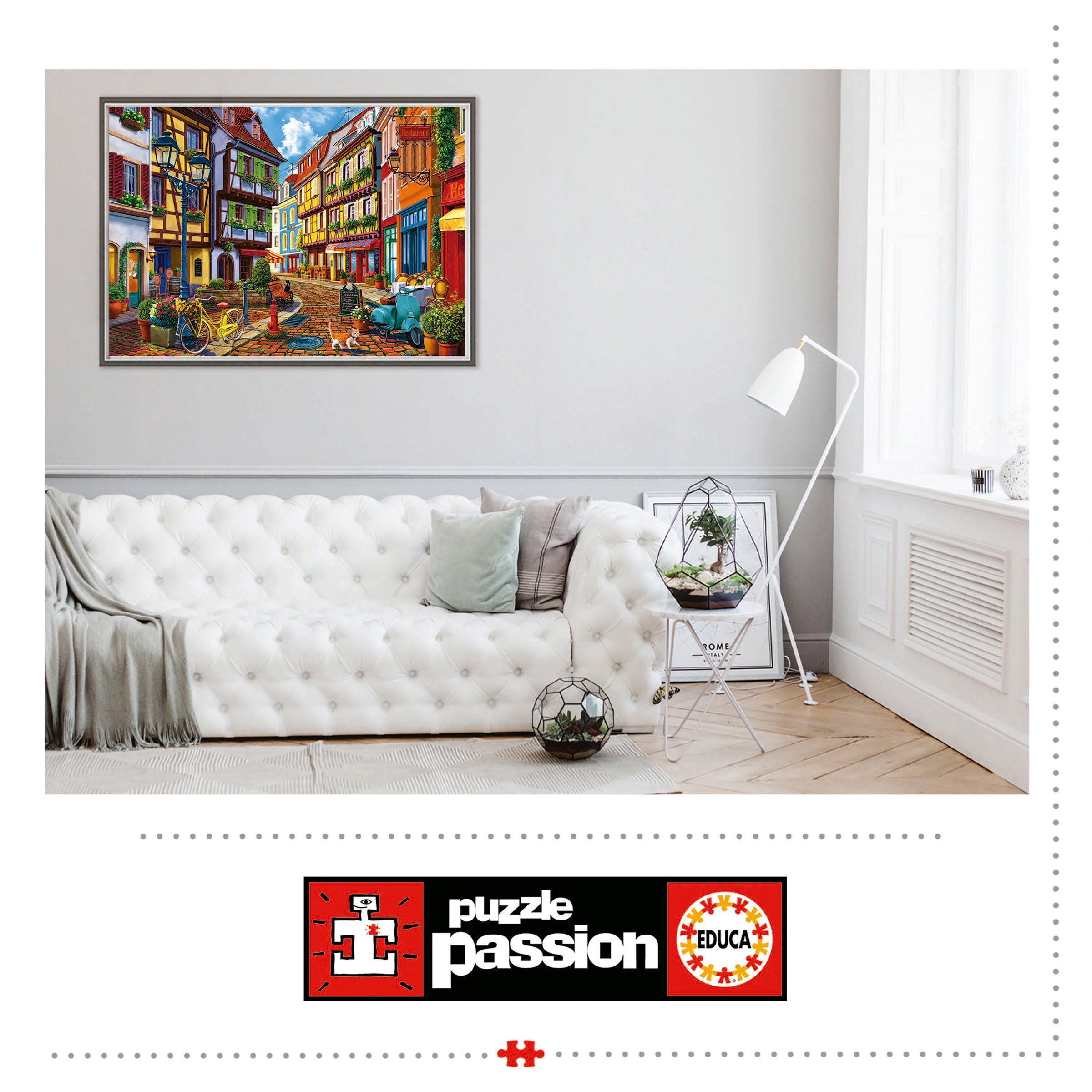 רחוב בצבעים - פאזל 2000 חלקים EDUCA