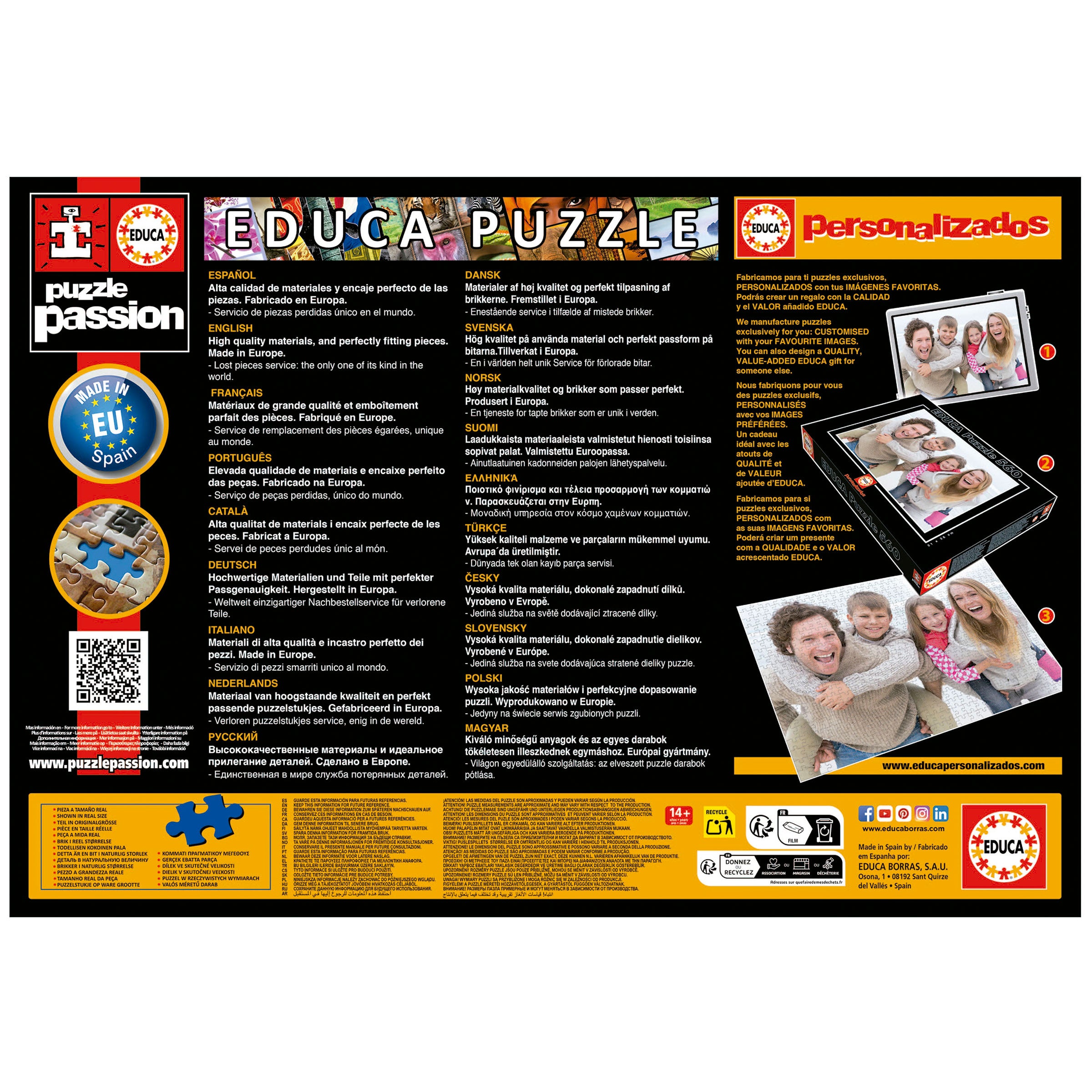 עמק הכדורים הפורחים - פאזל 3000 חלקים EDUCA