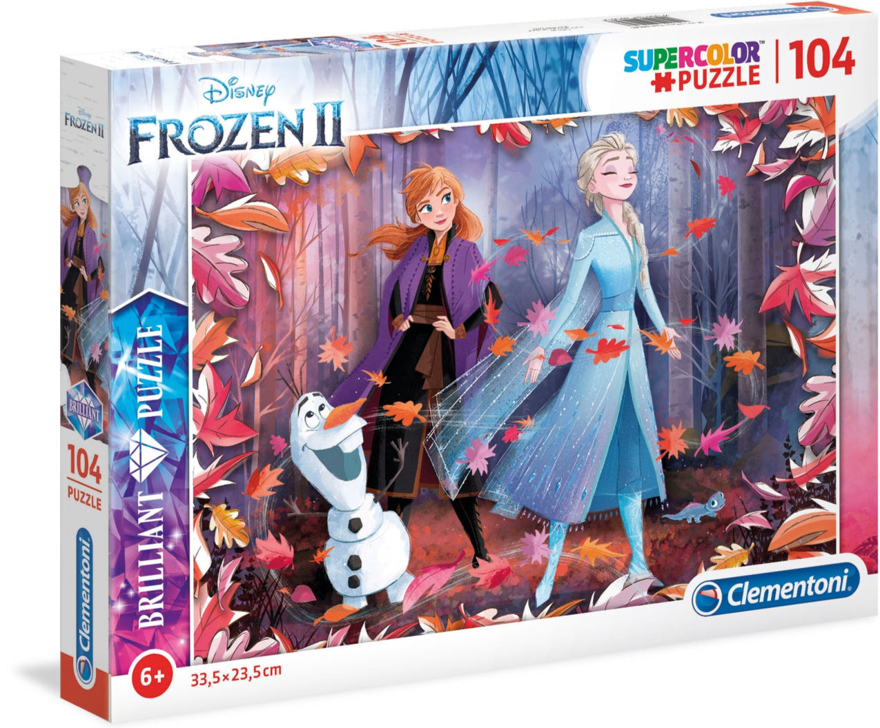 פרוזן - פאזל 104 חלקים briliant CLEMENTONI