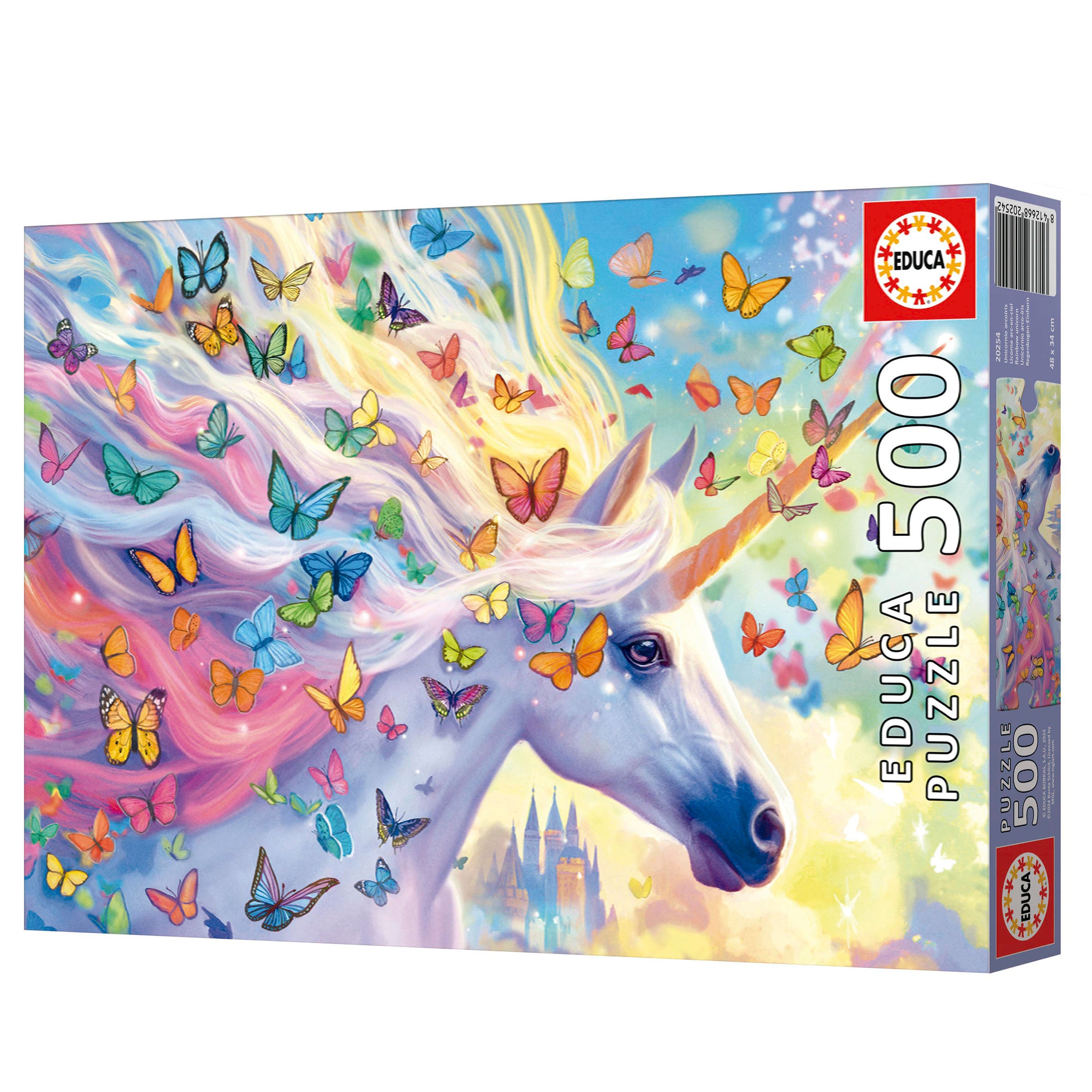 חד קרן בצבעי הקשת - פאזל 500 חלקים EDUCA