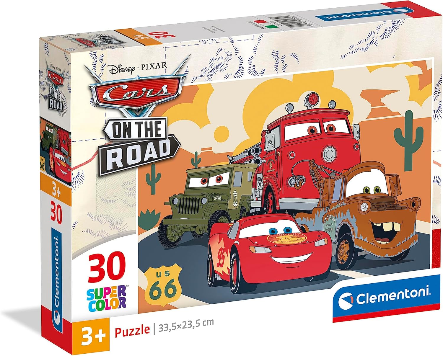 דיסני פיקסאר מכוניות - פאזל 30 חלקים CLEMENTONI