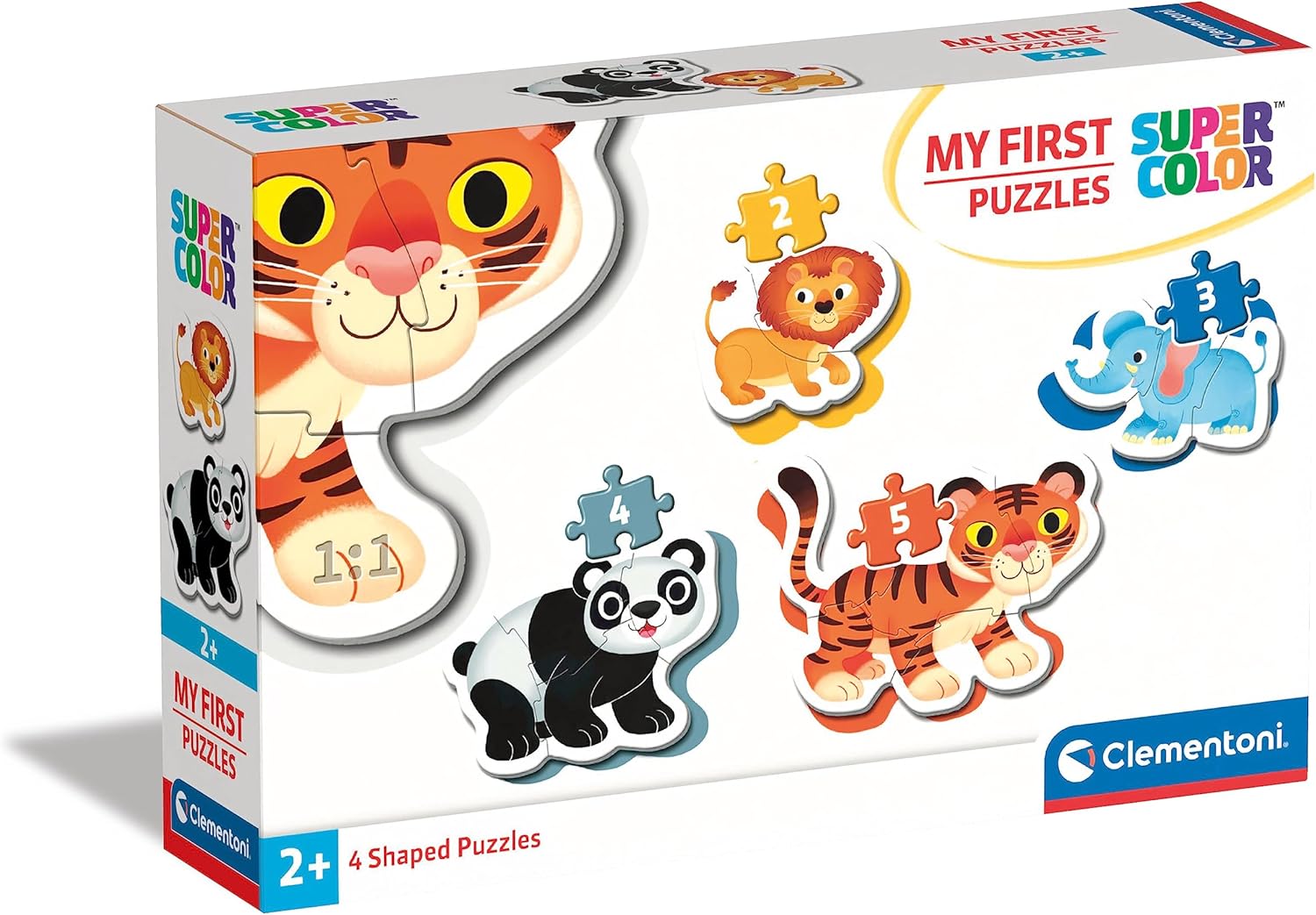 הפאזל הראשון שלי: בעלי חיים בטבע CLEMENTONI