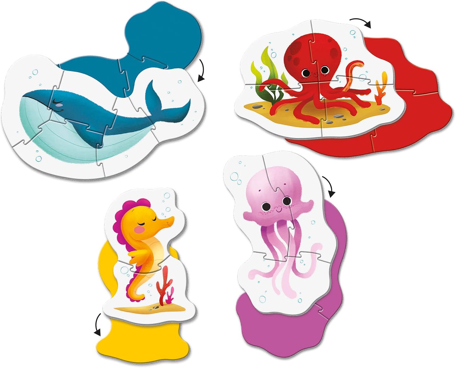 הפאזל הראשון שלי: בעלי חיים בים CLEMENTONI