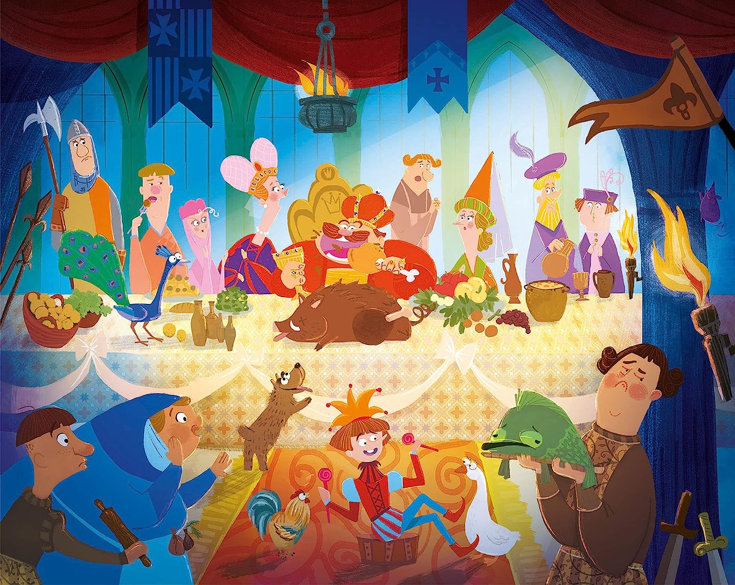 היֹה היה - סט 4 פאזלים של 20 60 100 180 חלקים CLEMENTONI