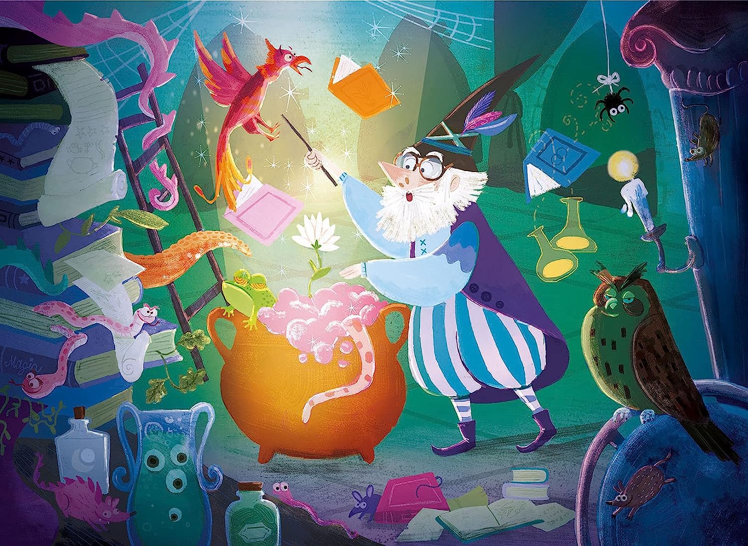 היֹה היה - סט 4 פאזלים של 20 60 100 180 חלקים CLEMENTONI