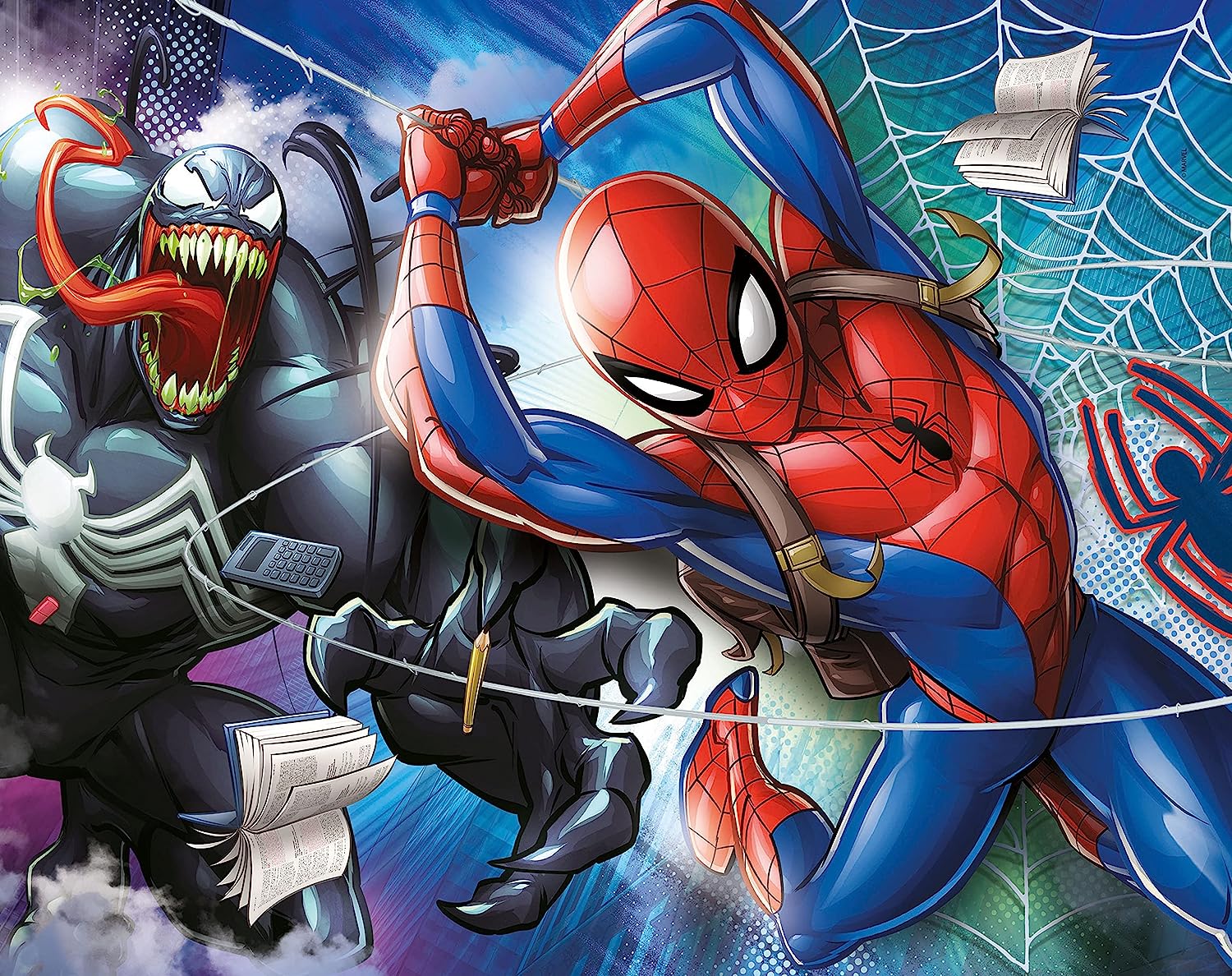 ספיידרמן - סט 4 פאזלים של 20 60 100 180 חלקים CLEMENTONI