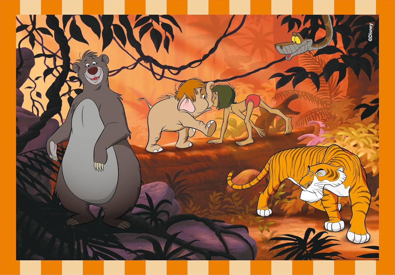 הקלאסיקות של דיסני - 4 פאזלים של 12 עד 24 חלקים CLEMENTONI