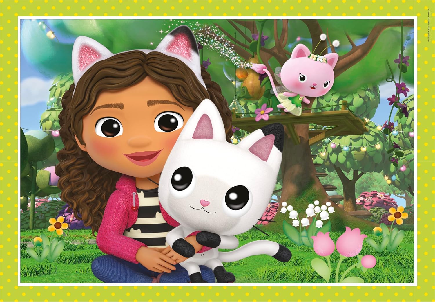 בית הבובות של גבי - 4 פאזלים של 12 עד 24 חלקים CLEMENTONI