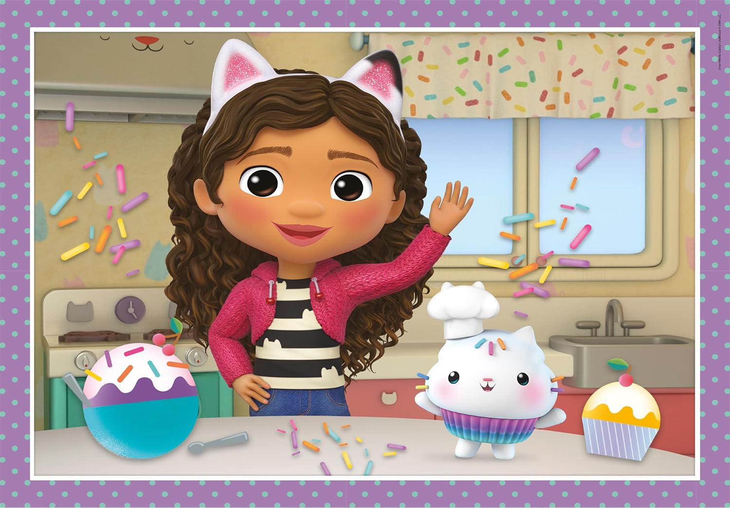 בית הבובות של גבי - 4 פאזלים של 12 עד 24 חלקים CLEMENTONI