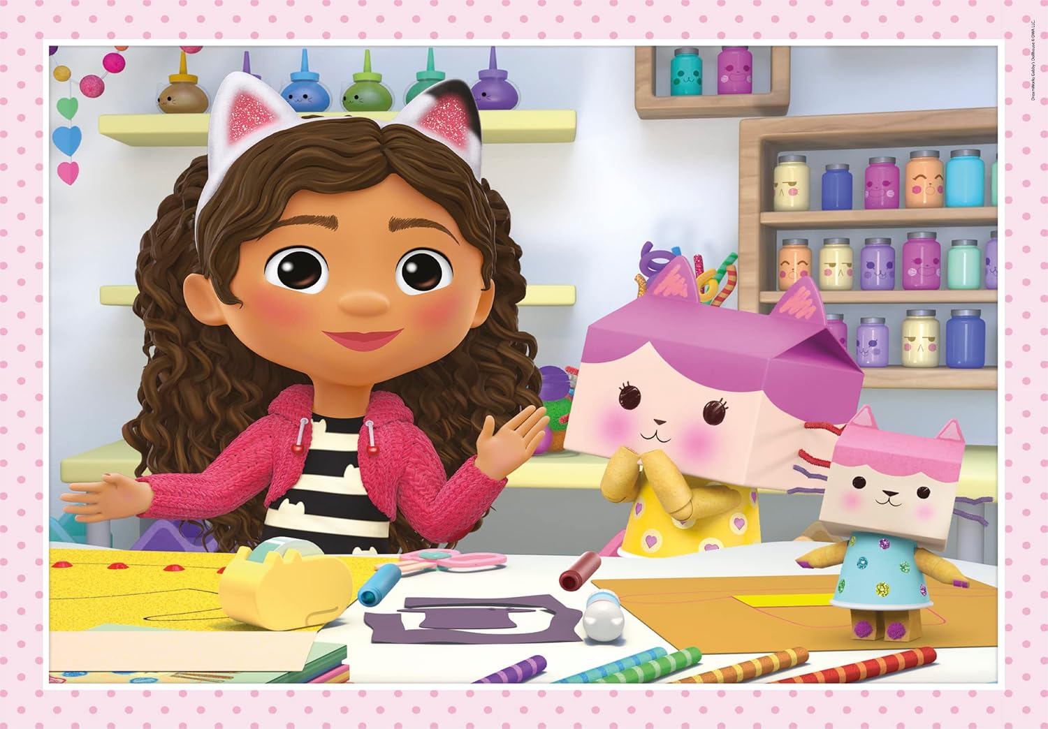 בית הבובות של גבי - 4 פאזלים של 12 עד 24 חלקים CLEMENTONI