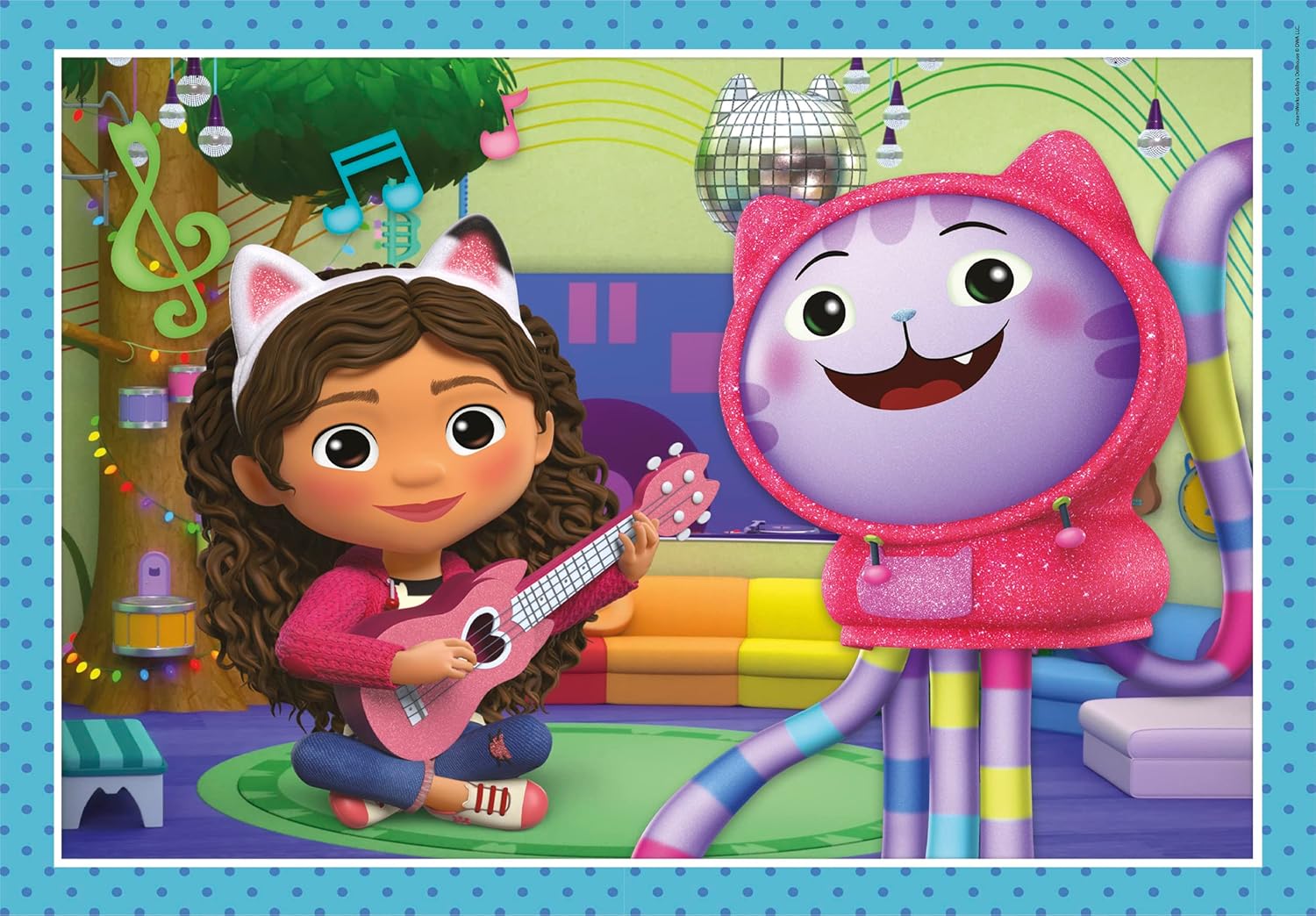 בית הבובות של גבי - 4 פאזלים של 12 עד 24 חלקים CLEMENTONI