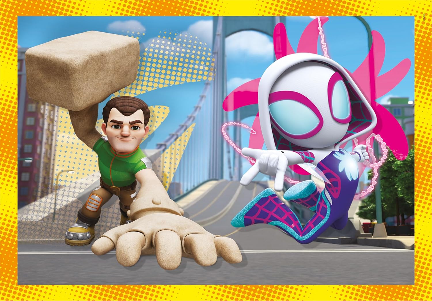 ספיידי וחבריו המופלאים - 4 פאזלים של 12 עד 24 חלקים CLEMENTONI