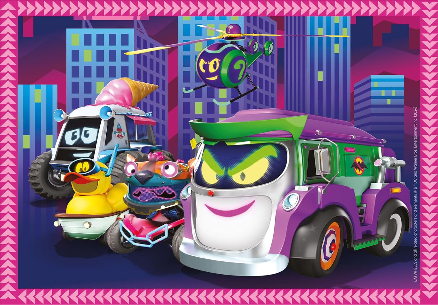 באטווילס - 4 פאזלים של 12 עד 24 חלקים CLEMENTONI