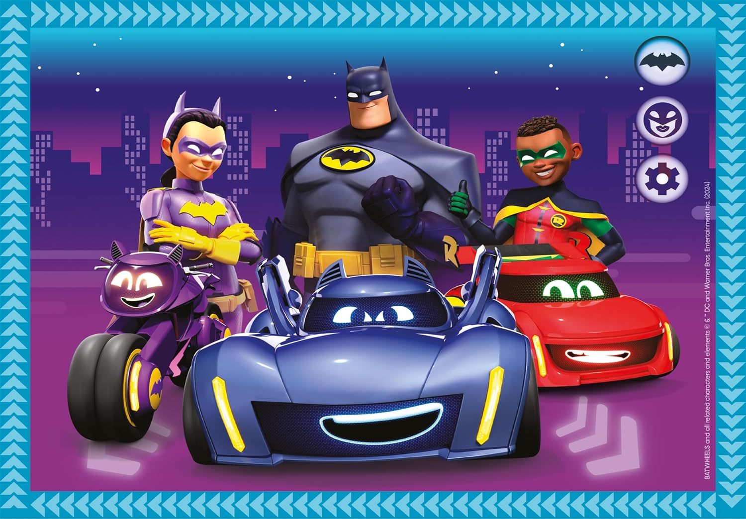 באטווילס - 4 פאזלים של 12 עד 24 חלקים CLEMENTONI