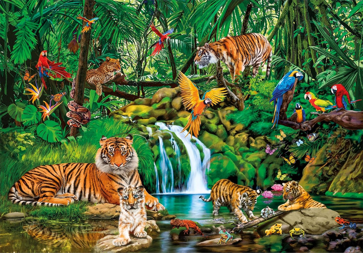 פינת חמד בג׳ונגל - פאזל 300 חלקים CLEMENTONI