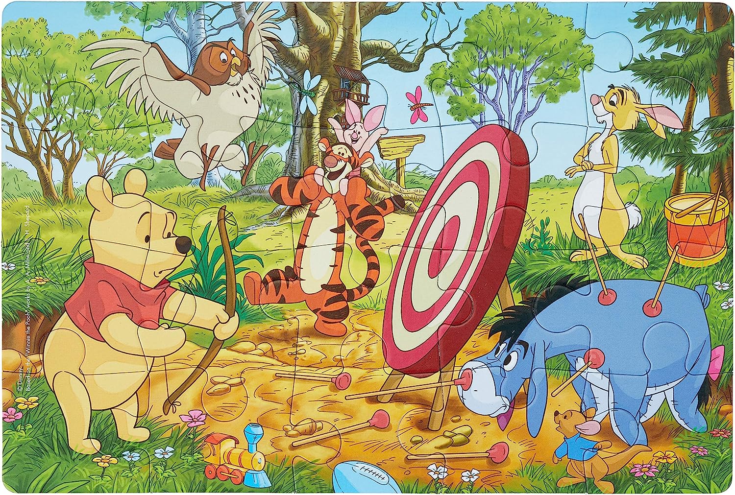 פו הדוב - 2 פאזלים של 20 חלקים CLEMENTONI