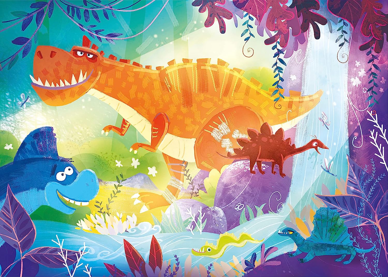 דינוזאורים - 2 פאזלים של 20 חלקים CLEMENTONI