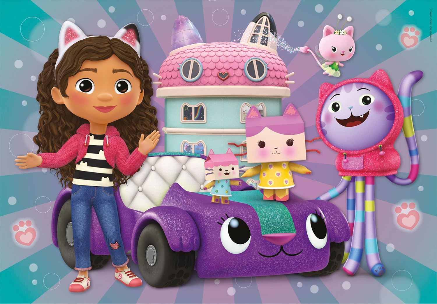 בית הבובות של גבי - 2 פאזלים של 20 חלקים CLEMENTONI