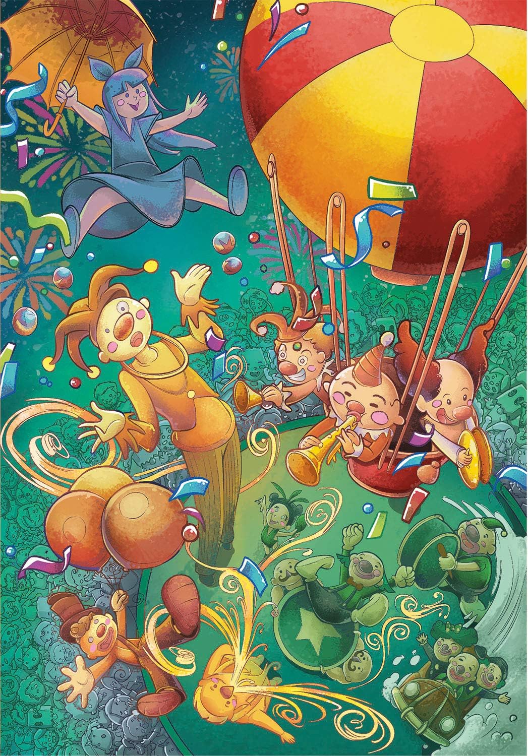 הקרקס - 3 פאזלים של 48 חלקים CLEMENTONI