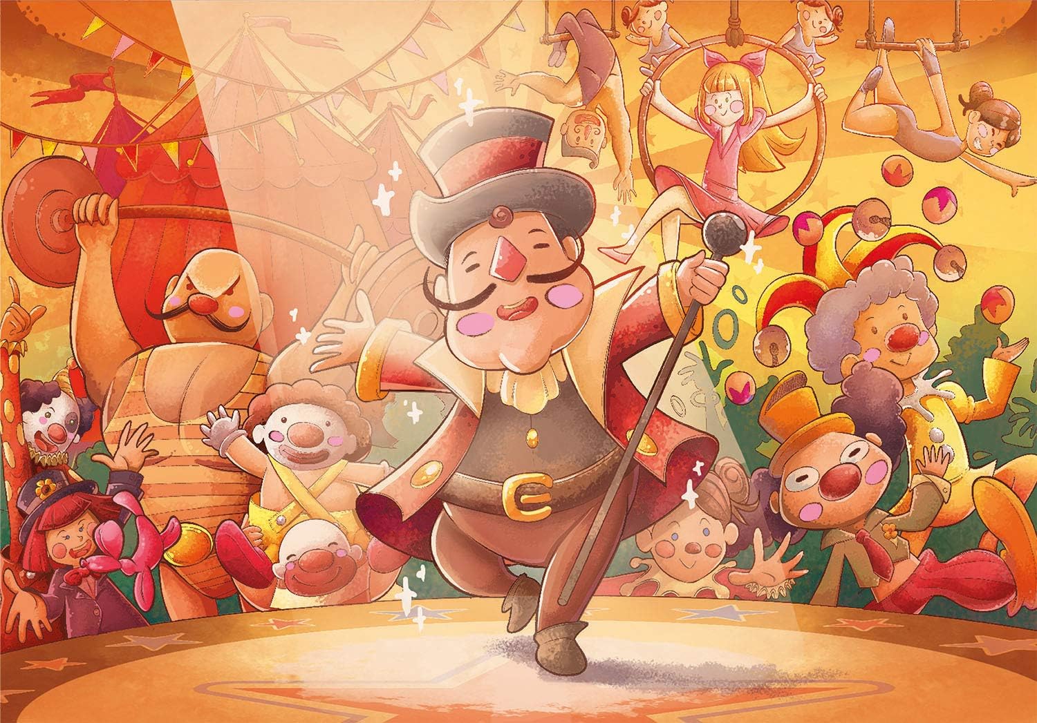 הקרקס - 3 פאזלים של 48 חלקים CLEMENTONI