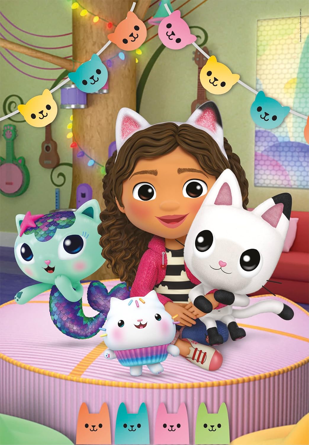 בית הבובות של גבי - 3 פאזלים של 48 חלקים CLEMENTONI