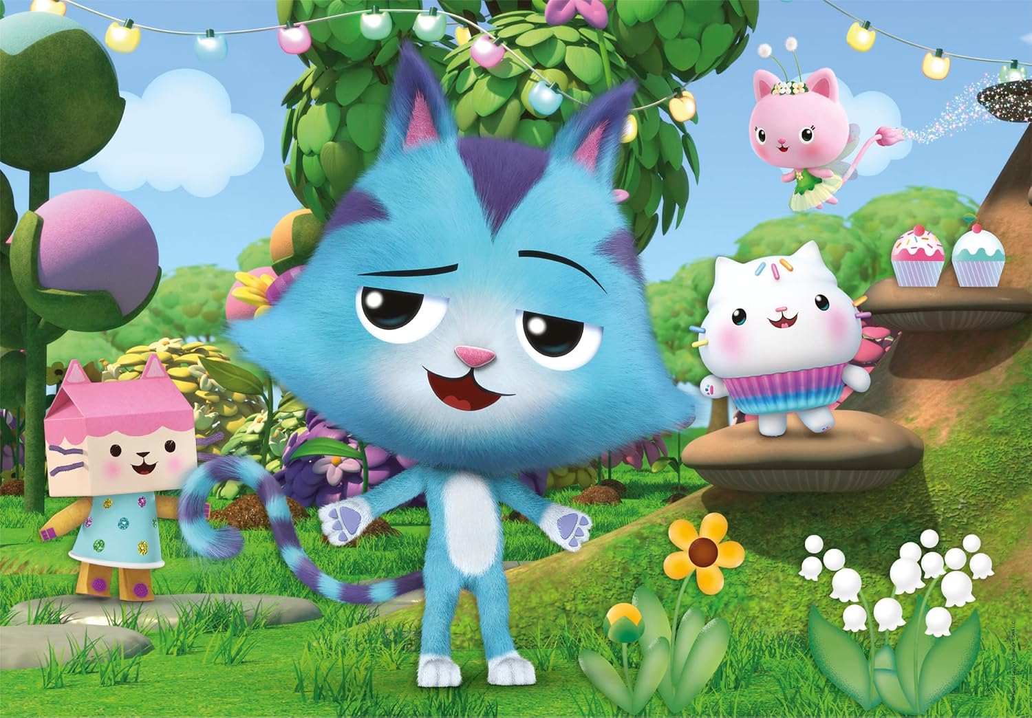 בית הבובות של גבי - 3 פאזלים של 48 חלקים CLEMENTONI