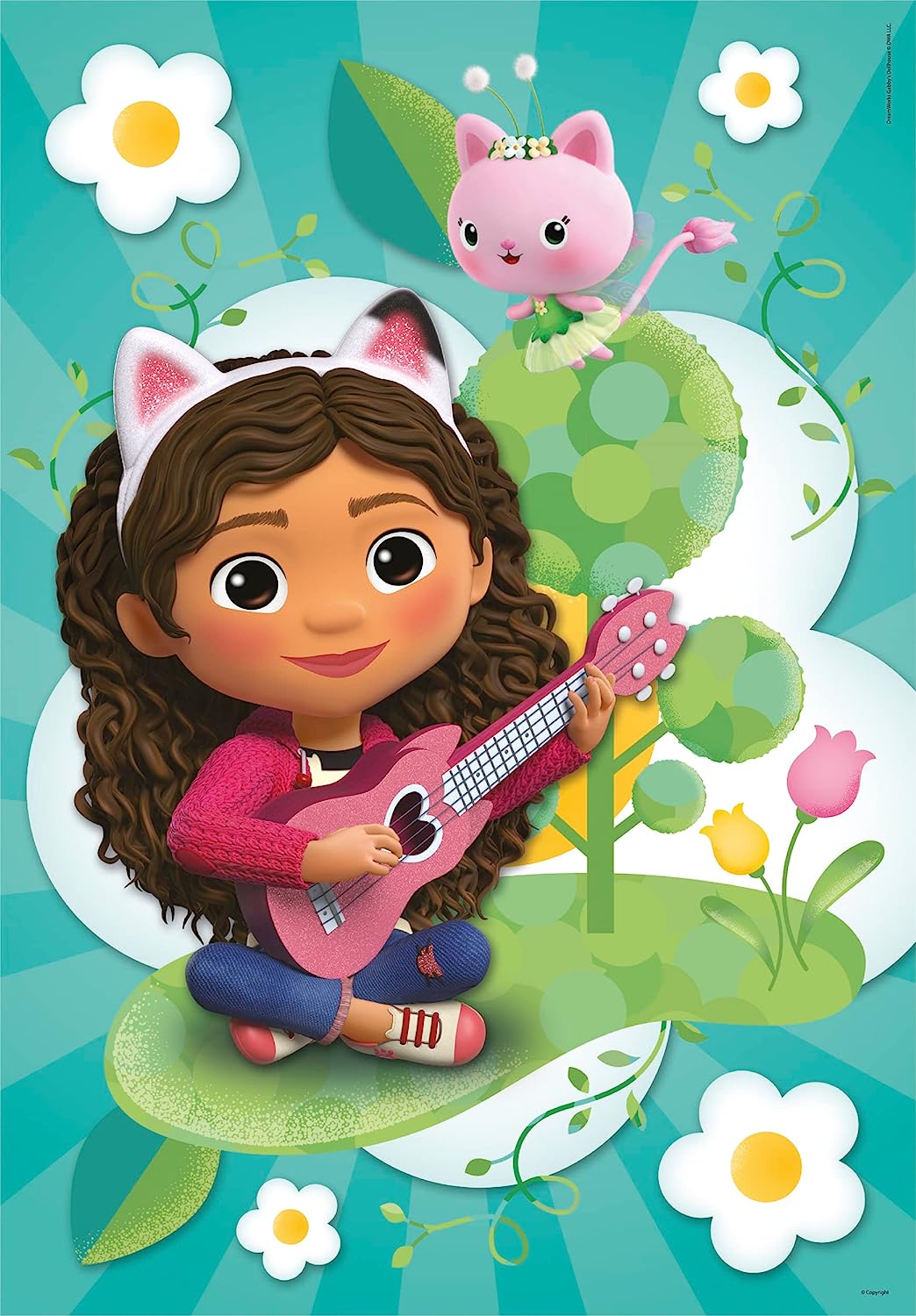 בית הבובות של גבי - 3 פאזלים של 48 חלקים CLEMENTONI