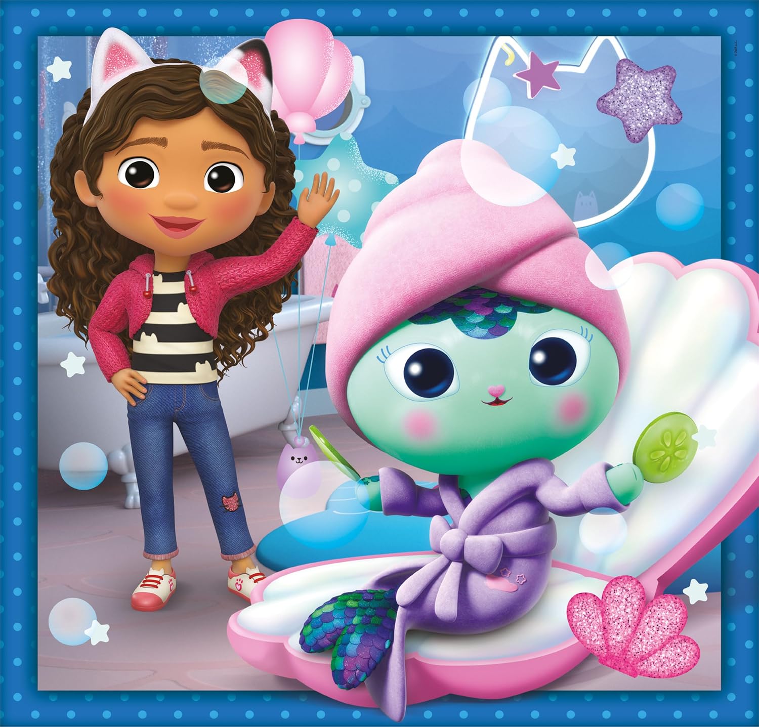 בית הבובות של גבי - 3 פאזלים של 48 חלקים CLEMENTONI