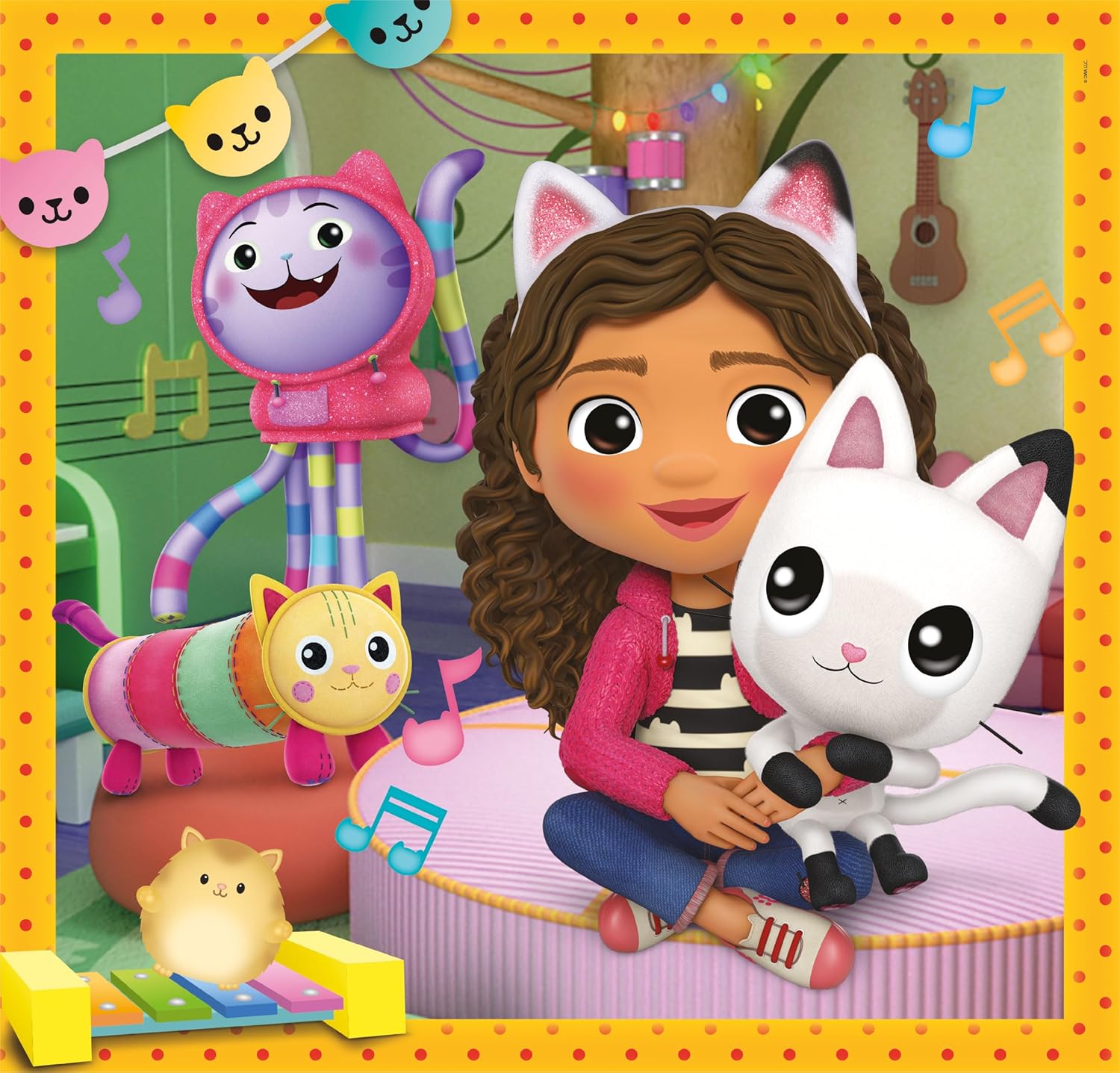 בית הבובות של גבי - 3 פאזלים של 48 חלקים CLEMENTONI