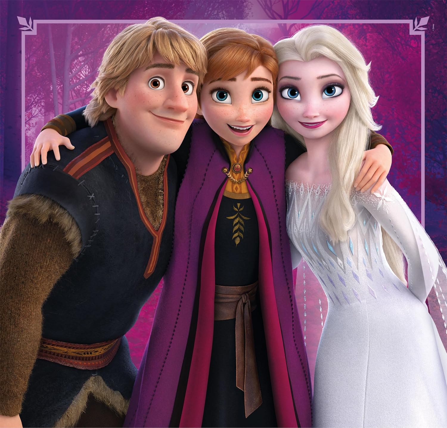 דיסני פרוזן - 3 פאזלים של 48 חלקים CLEMENTONI