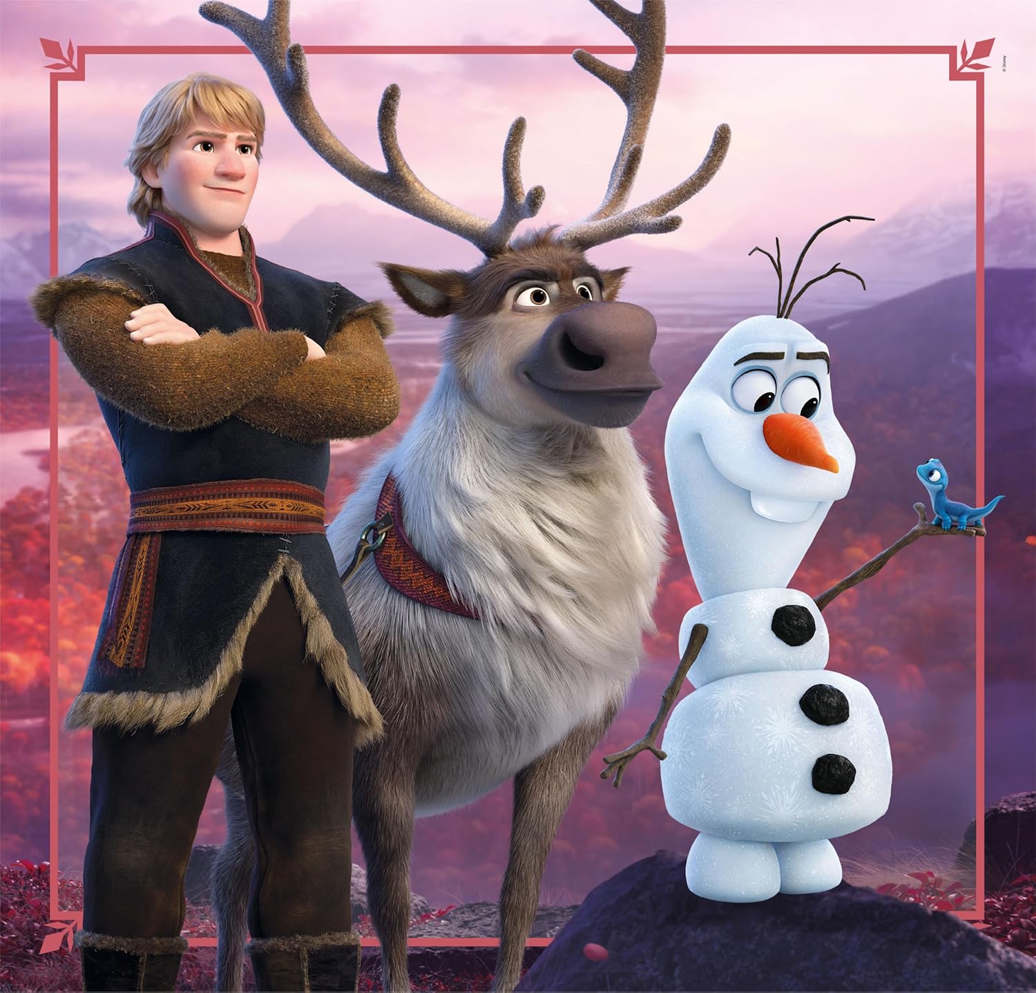 דיסני פרוזן - 3 פאזלים של 48 חלקים CLEMENTONI