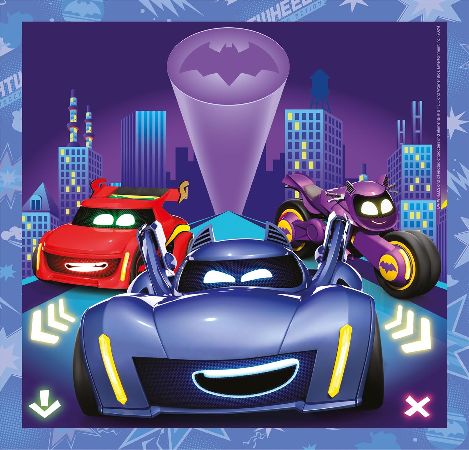 באטווילס - 3 פאזלים של 48 חלקים CLEMENTONI