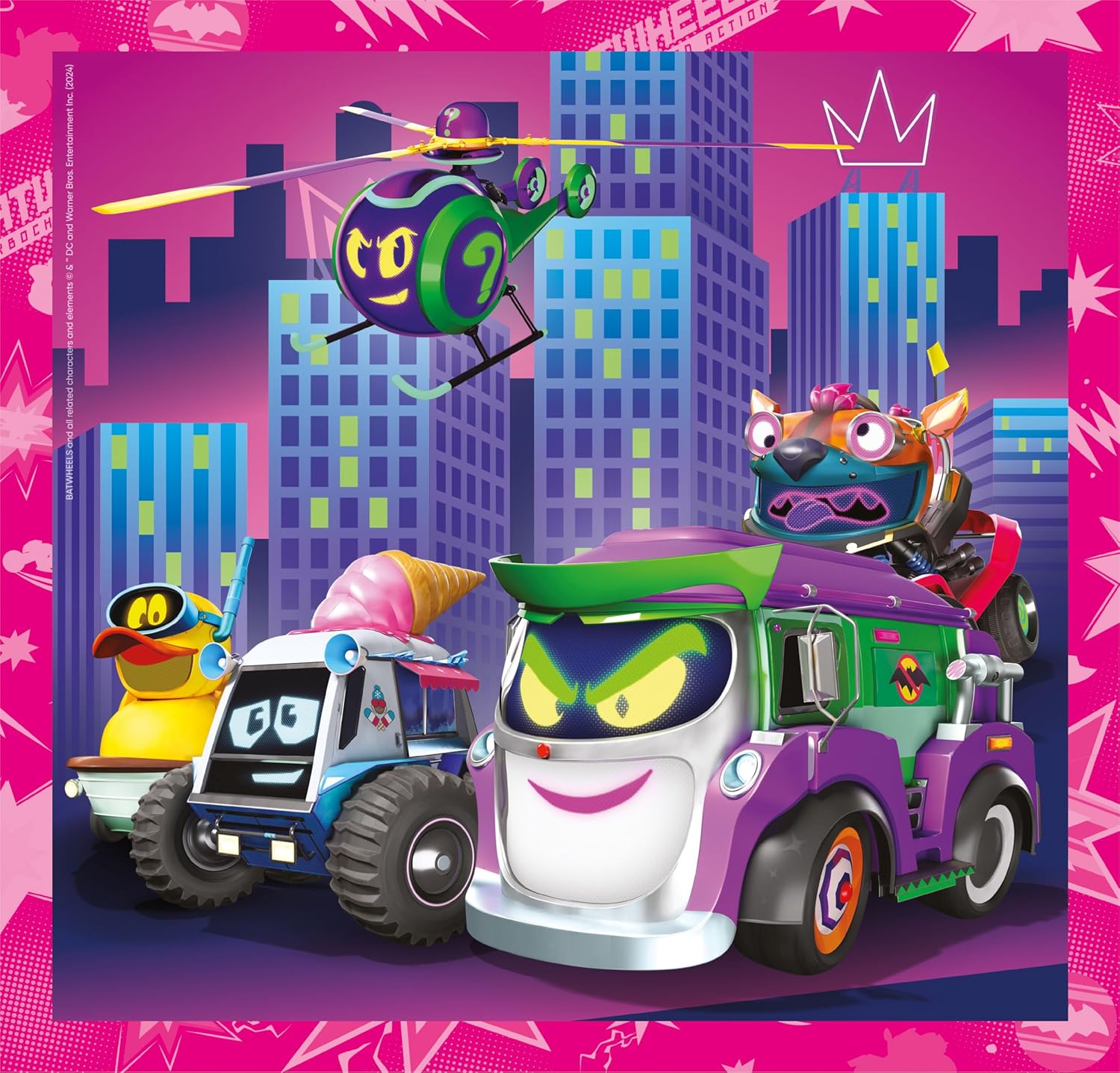 באטווילס - 3 פאזלים של 48 חלקים CLEMENTONI